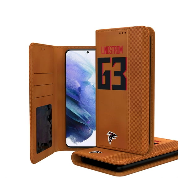 Keyscaper Chris Lindstrom Brown Atlanta Falcons Galaxy Folio Case