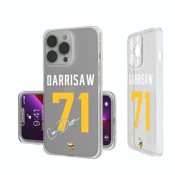 Keyscaper Christian Darrisaw Minnesota Vikings iPhone Clear Case