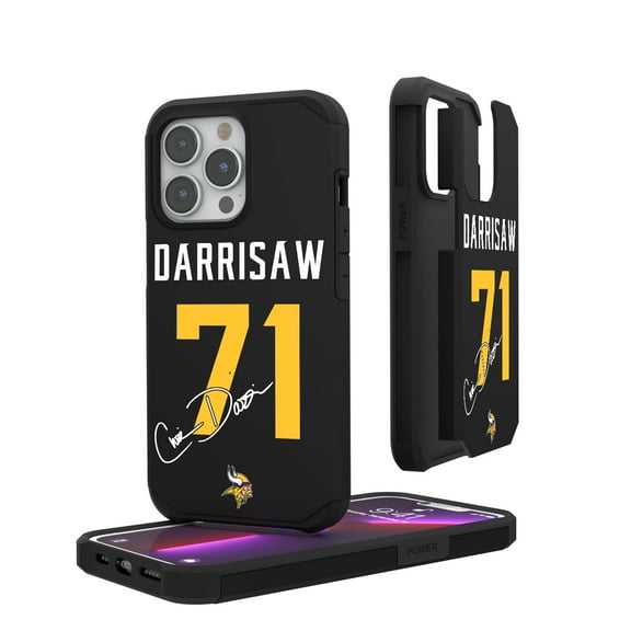 Keyscaper Christian Darrisaw Minnesota Vikings iPhone Rugged Case
