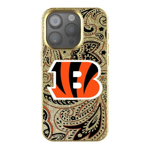 Keyscaper Cincinnati Bengals Paisley Bling iPhone Case