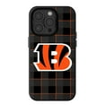 thumbnail image 1 of Keyscaper Cincinnati Bengals Plaid Magnetic Bump iPhone Case, 1 of 1