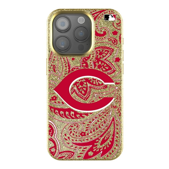 Keyscaper Cincinnati Reds Paisley Bling iPhone Case