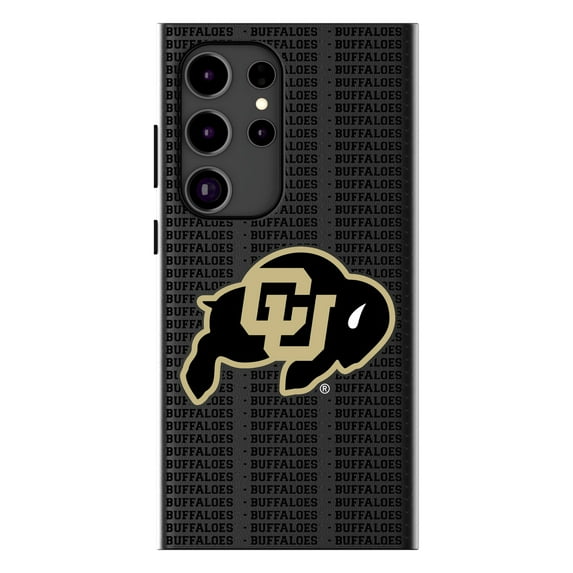 Keyscaper Colorado Buffaloes Text Backdrop Galaxy Magnetic Bump Case