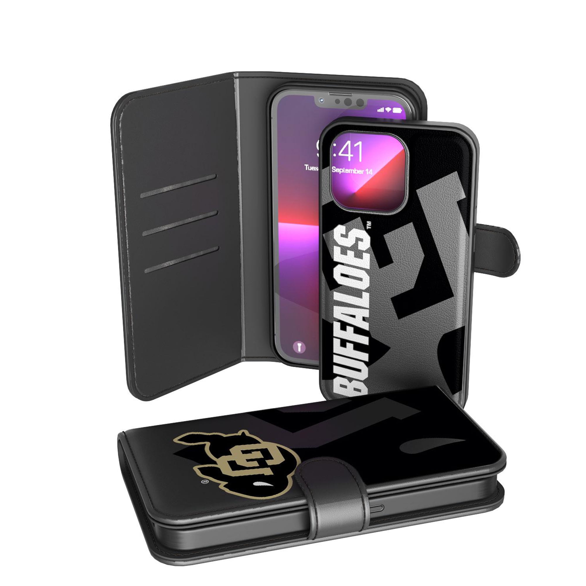 Keyscaper Colorado Buffaloes iPhone Mono Tilt Wallet Case