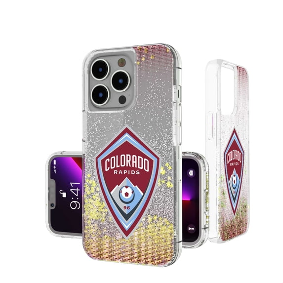 Keyscaper Colorado Rapids Linen Logo iPhone Glitter Case