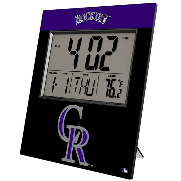 Keyscaper Colorado Rockies Digital Desk Clock