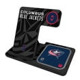 thumbnail image 1 of Keyscaper Columbus Blue Jackets 3-In-1 Wireless Charger, 1 of 5