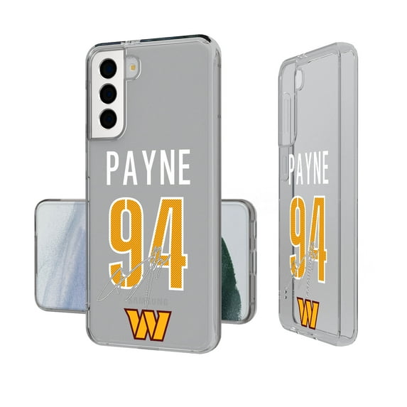 Keyscaper Daron Payne Washington Commanders Galaxy Clear Case