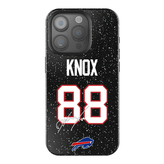 Keyscaper Dawson Knox Black Buffalo Bills Bling iPhone Case