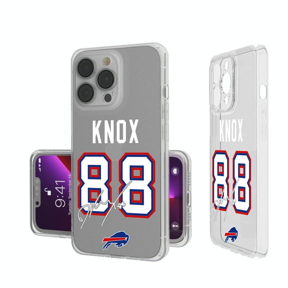 Keyscaper Dawson Knox Buffalo Bills iPhone Clear Case
