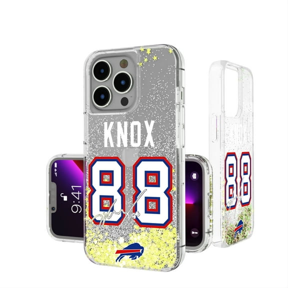 Keyscaper Dawson Knox Buffalo Bills iPhone Glitter Phone Case