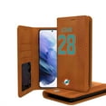 thumbnail image 1 of Keyscaper De-Von Achane Brown Miami Dolphins Galaxy Folio Case, 1 of 1