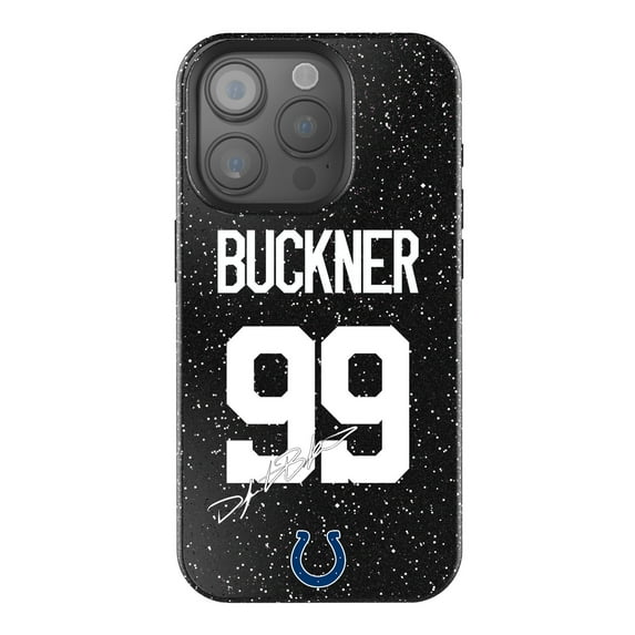 Keyscaper DeForest Buckner Black Indianapolis Colts Bling iPhone Case