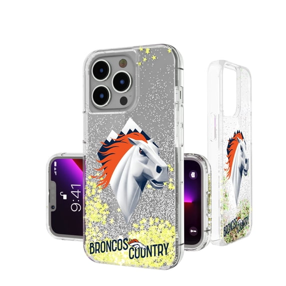 Keyscaper Denver Broncos iPhone Glitter Case