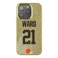 thumbnail image 1 of Keyscaper Denzel Ward Gold Cleveland Browns Bling iPhone Case, 1 of 1