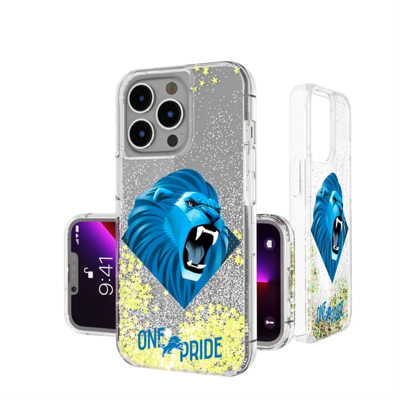 Keyscaper Detroit Lions iPhone Glitter Case