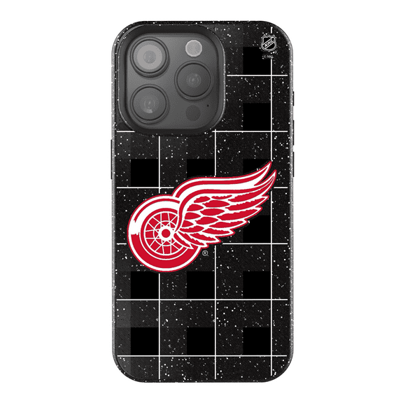 Keyscaper Detroit Red Wings Plaid Bling iPhone Case