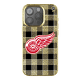 thumbnail image 1 of Keyscaper Detroit Red Wings Plaid Bling iPhone Case, 1 of 1