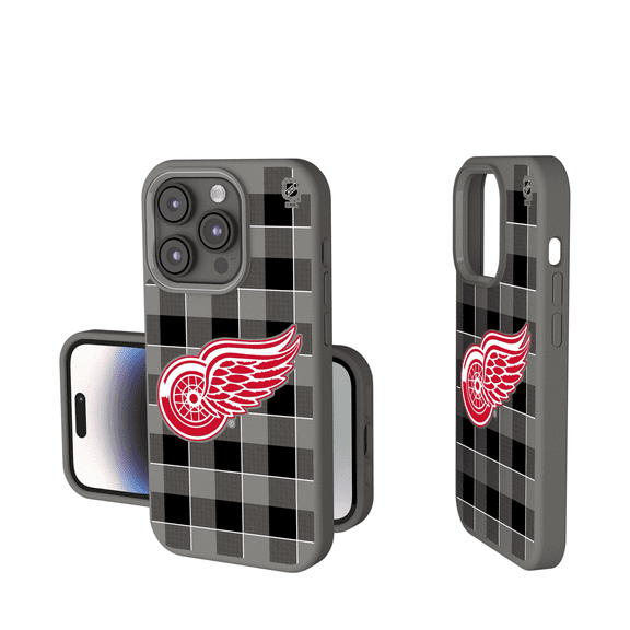 Keyscaper Detroit Red Wings Plaid Soft Touch iPhone Case