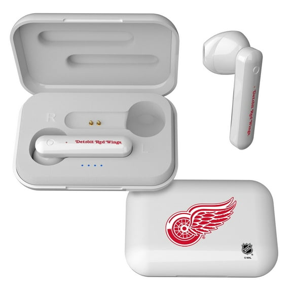 Keyscaper Detroit Red Wings Wireless TWS Insignia Design Earbuds