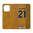 thumbnail image 1 of Keyscaper Devon Witherspoon Brown Seattle Seahawks Folio iPhone Case, 1 of 7
