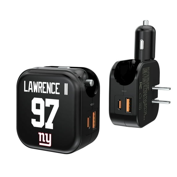 Keyscaper Dexter Lawrence II New York Giants Ready 2-in-1 USB Charger