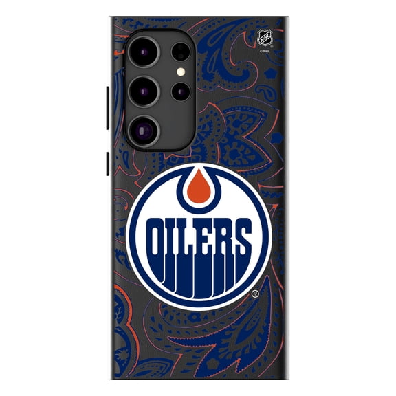 Keyscaper Edmonton Oilers Paisley Galaxy Magnetic Bump Case