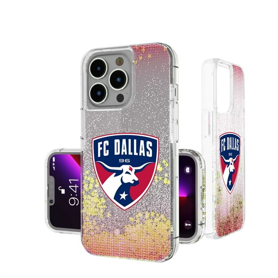 Keyscaper FC Dallas Linen Logo iPhone Glitter Case