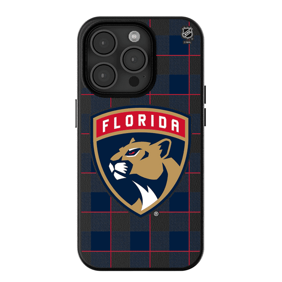Keyscaper   Florida Panthers Plaid iPhone Magnetic Bump Case
