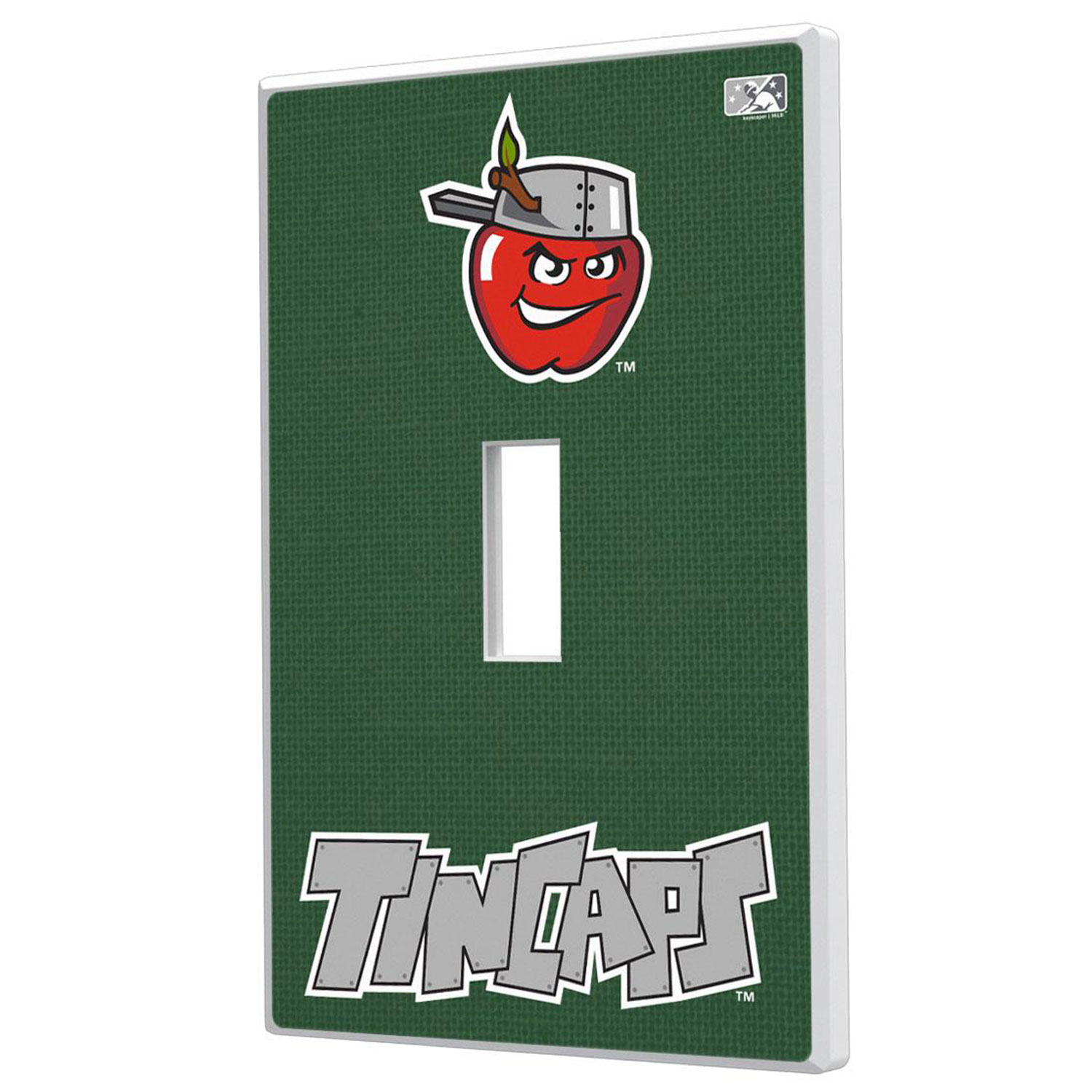 Keyscaper Fort Wayne TinCaps Single Toggle Light Switch Plate