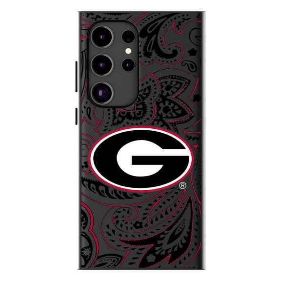 Keyscaper Georgia Bulldogs Paisley Galaxy Magnetic Bump Case