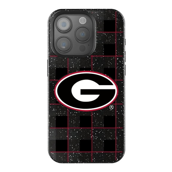 Keyscaper Georgia Bulldogs Plaid Bling iPhone Case