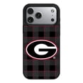 thumbnail image 1 of Keyscaper Georgia Bulldogs Plaid Magnetic Bump iPhone Case, 1 of 6