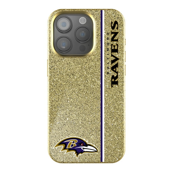Keyscaper Gold Baltimore Ravens iPhone Bling Case