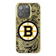 thumbnail image 1 of Keyscaper Gold Boston Bruins Paisley Bling iPhone Case, 1 of 7