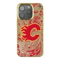 thumbnail image 1 of Keyscaper Gold Calgary Flames Paisley Bling iPhone Case, 1 of 7