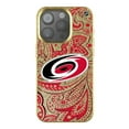 thumbnail image 1 of Keyscaper Gold Carolina Hurricanes Paisley Bling iPhone Case, 1 of 7