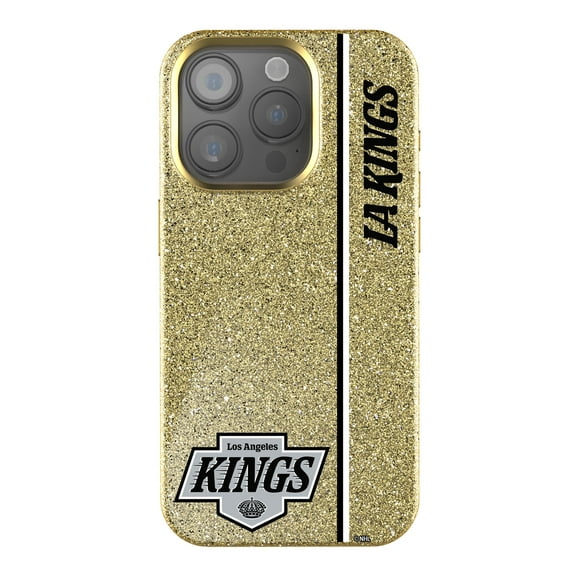 Keyscaper Gold Los Angeles Kings Sidebar Bling iPhone Case