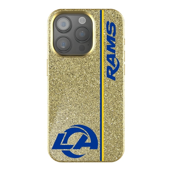 Keyscaper Gold Los Angeles Rams iPhone Bling Case