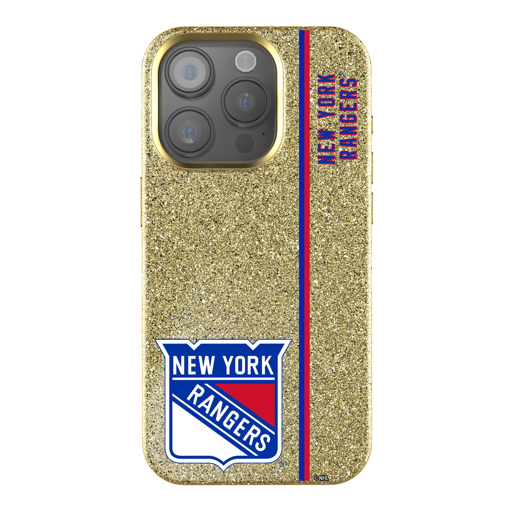 Bling Ranger Keyscaper Gold New York Rangers Sidebar Bling iPhone Case - Walmart.com