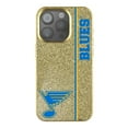 thumbnail image 1 of Keyscaper Gold St. Louis Blues Sidebar Bling iPhone Case, 1 of 7