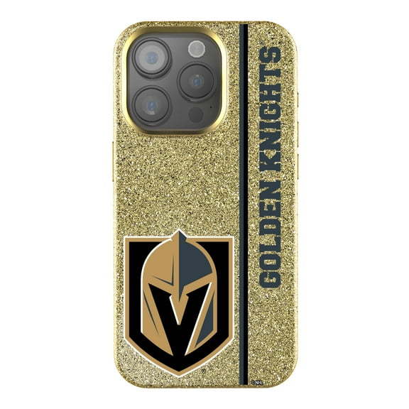 Keyscaper Gold Vegas Golden Knights Sidebar Bling iPhone Case