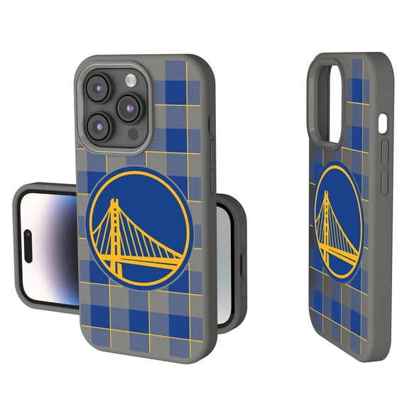 Keyscaper Golden State Warriors Plaid Soft Touch iPhone Case