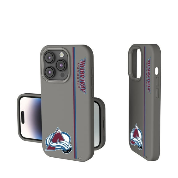 Keyscaper Gray Colorado Avalanche Sidebar Soft Touch iPhone Case