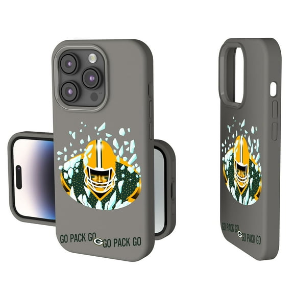 Keyscaper Gray Green Bay Packers 2024 Illustrated Limited Edition Soft Touch iPhone Case