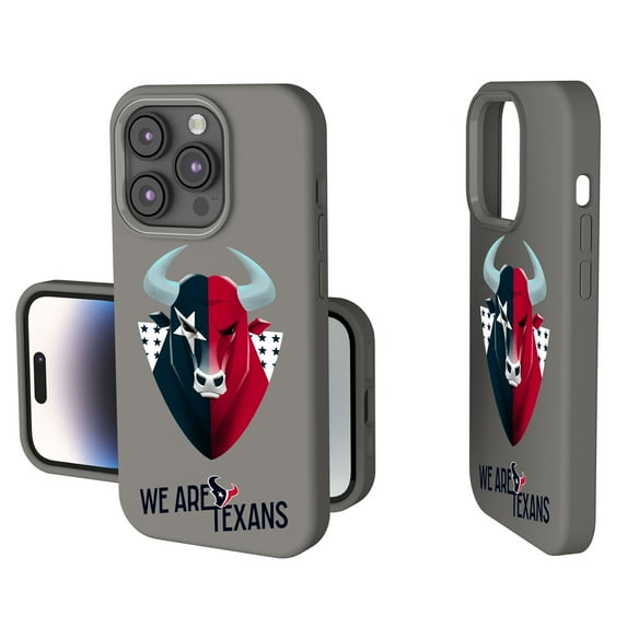 Keyscaper Gray Houston Texans 2024 Illustrated Limited Edition Soft Touch iPhone Case