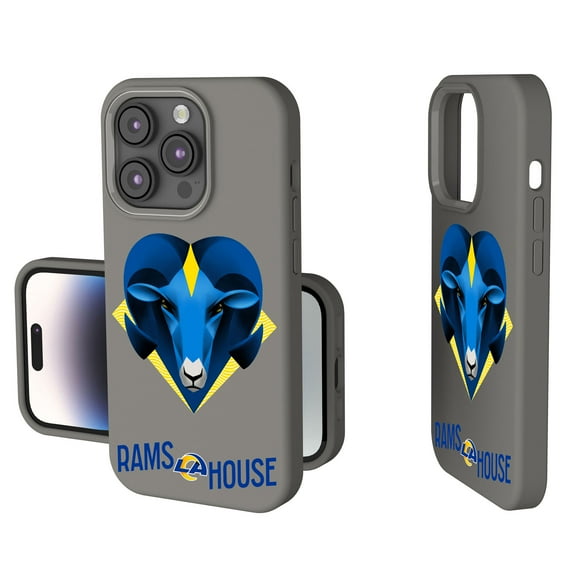 Keyscaper Gray Los Angeles Rams 2024 Illustrated Limited Edition Soft Touch iPhone Case