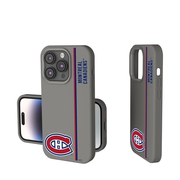 Keyscaper Gray Montreal Canadiens Sidebar Soft Touch iPhone Case