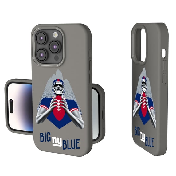 Keyscaper Gray New York Giants 2024 Illustrated Limited Edition Soft Touch iPhone Case