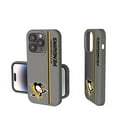 thumbnail image 1 of Keyscaper Gray Pittsburgh Penguins Sidebar Soft Touch iPhone Case, 1 of 6